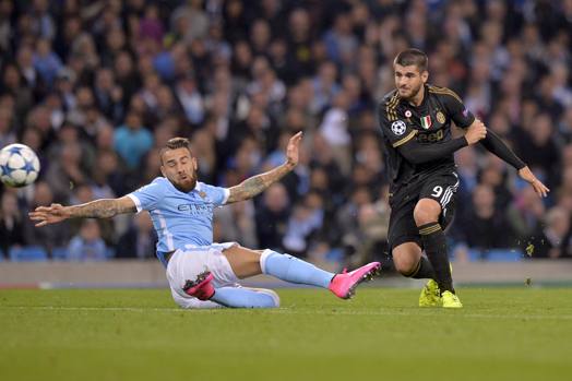 Al 36' il 2-1 firmato da Morata: gol da applausi. Lapresse